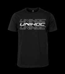 unihoc T-Shirt Triple Schwarz