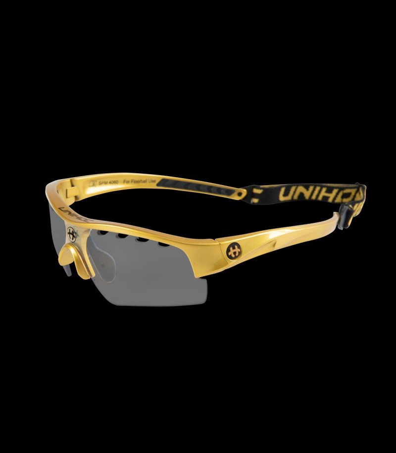 unihoc Sportbrille Victory Kids Gold/Schwarz