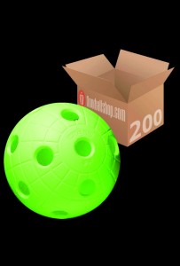 unihoc Matchball CR8TER (CRATER) Neongrün (200er Pack)