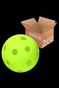 unihoc Matchball CR8TER (CRATER) Neongelb (200er Pack)