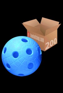 unihoc Matchball CR8TER (CRATER) Blau Metallic (200er Pack)