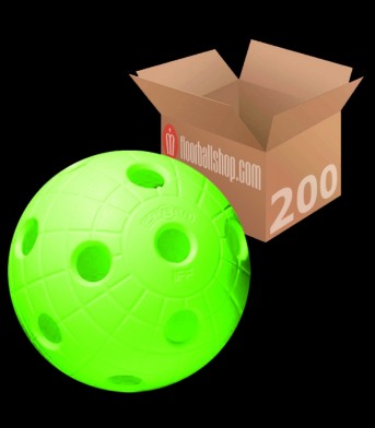 unihoc Matchball CR8TER (CRATER) Neongrün (200er Pack)