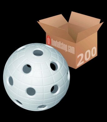 unihoc Matchball CR8TER (CRATER) Weiss (200er Pack)