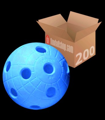 unihoc Matchball CR8TER (CRATER) Blau Metallic (200er Pack)