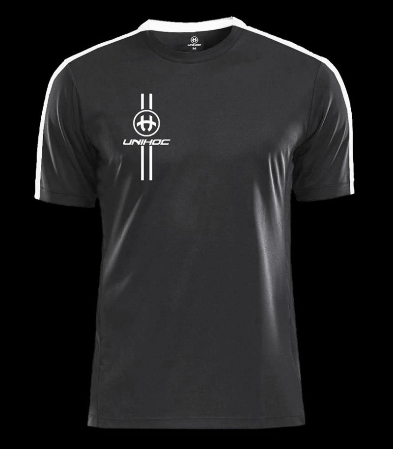 unihoc T-Shirt Arrow schwarz/weiss