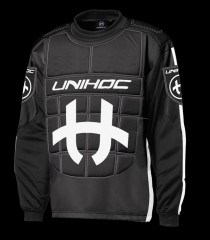 unihoc Goalie Sweater Shield Junior black/white