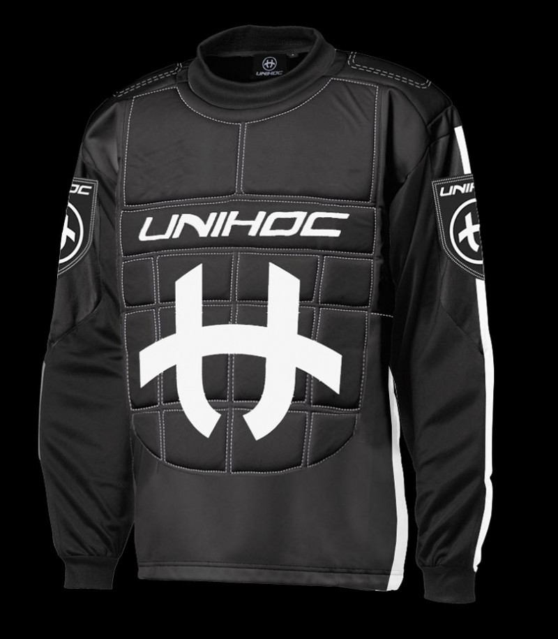 unihoc Goalie Sweater Shield Senior black/white