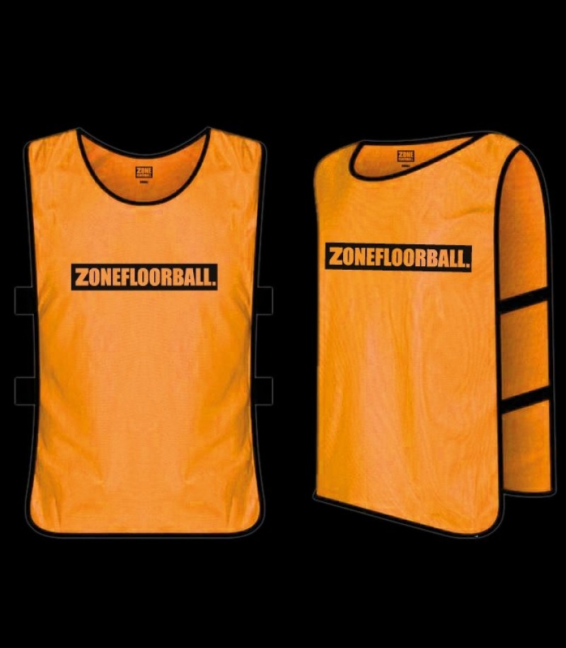 Zone Training Vest ZONEFLOORBALL Neon Orange