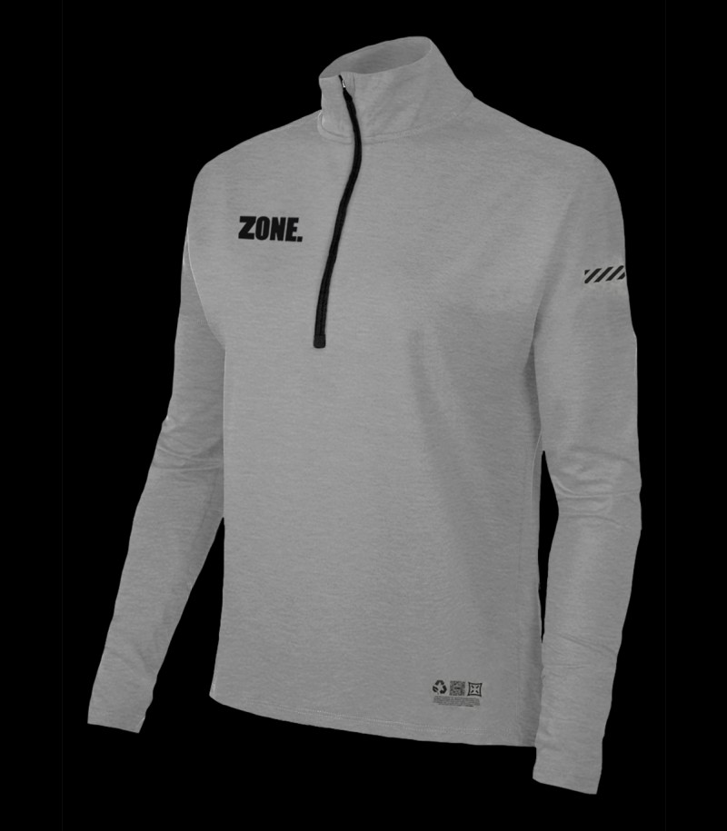 Zone T-Shirt GYMTIME Longsleeve Grey Melange