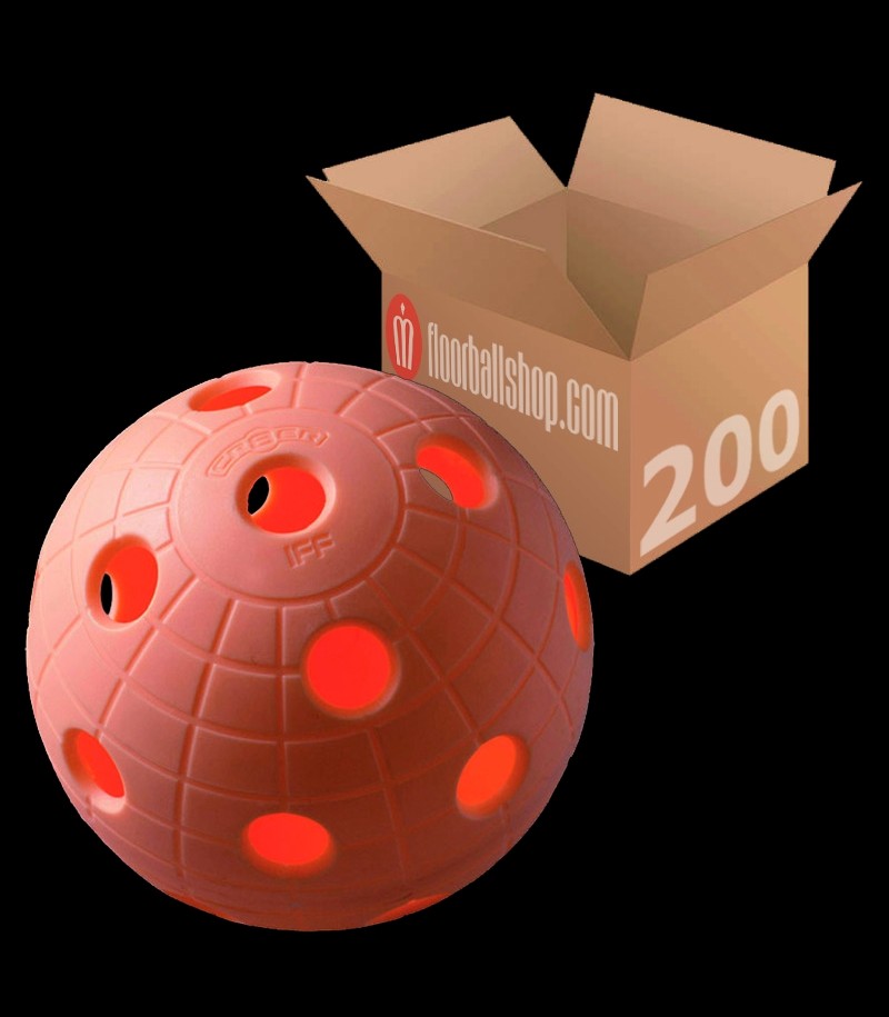 unihoc Match ball CR8TER (CRATER) Orange (200er Pack)
