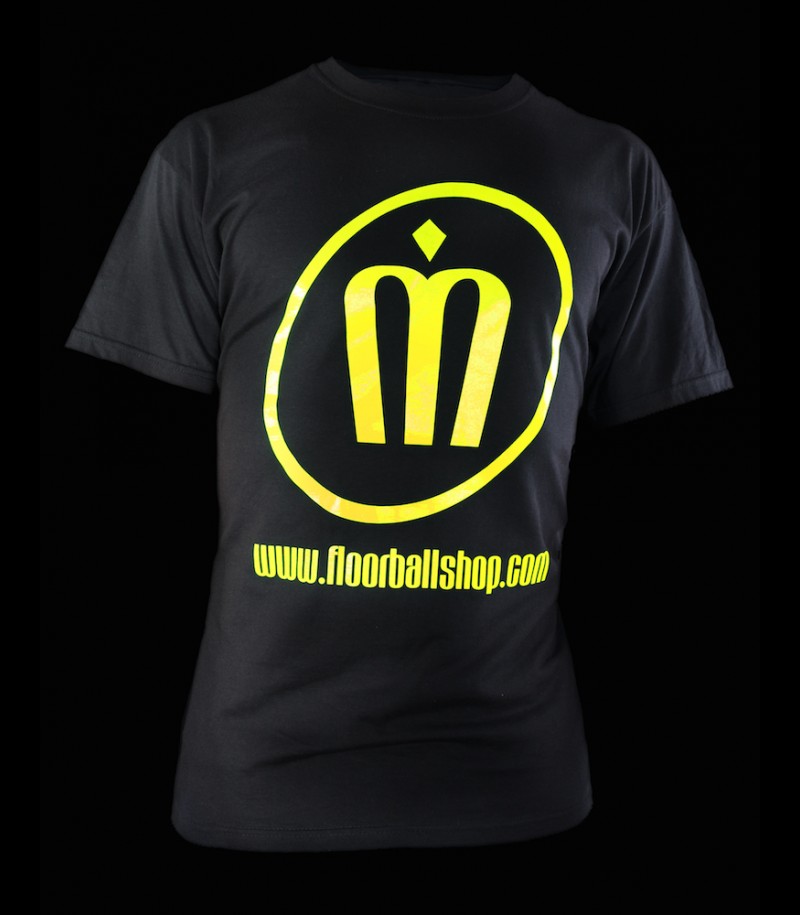 floorballshop.com T-Shirt Neon Line - Yellow