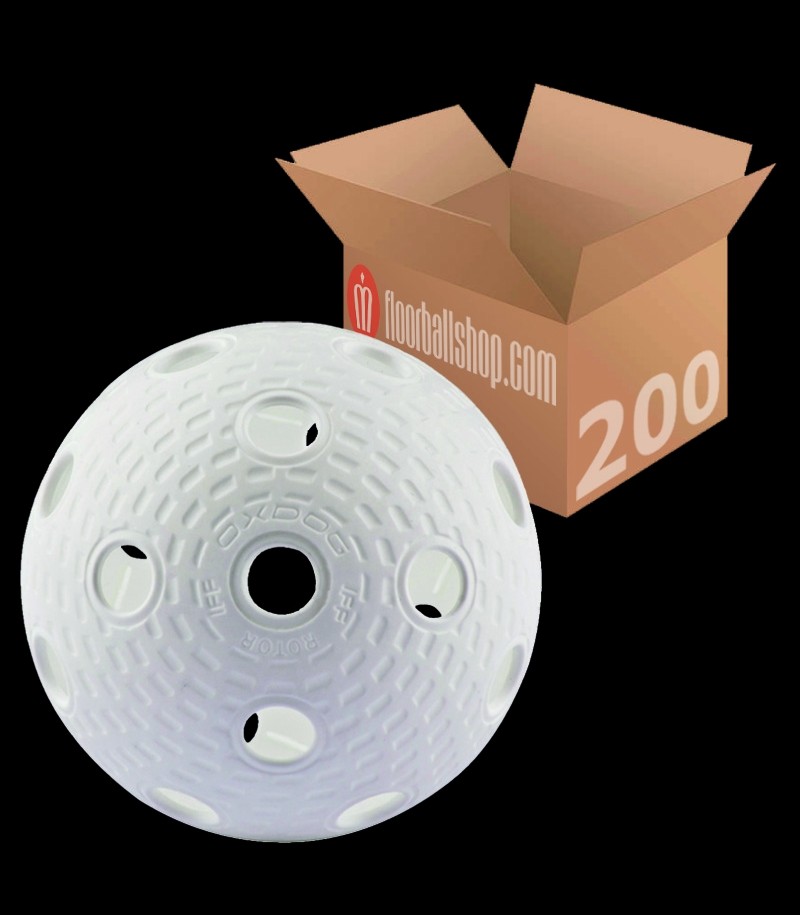 Oxdog Rotor Floorball White (200 Pack)