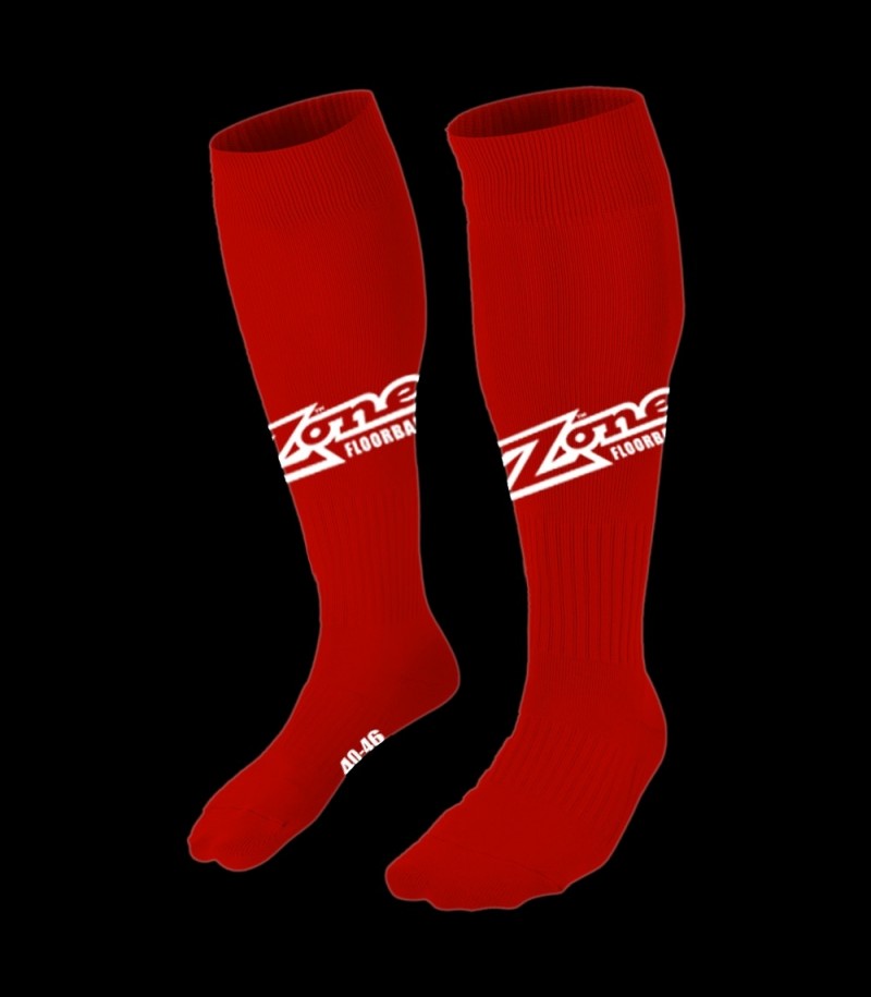 Zone Socks Classic Red