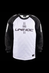 unihoc Goalie Sweater ALPHA white/black