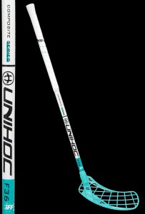 unihoc EPIC Youngster 36 white/turquoise
