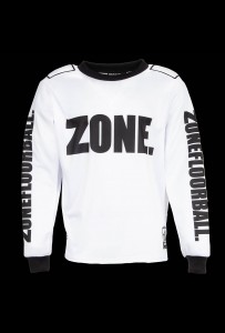 Zone Goalie Sweater UPGRADE Super Wide white/black