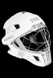 Zone Goalie Mask Upgrade Cateye Cage White/Silver