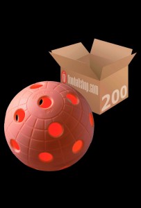 unihoc Match ball CR8TER (CRATER) Orange (200er Pack)