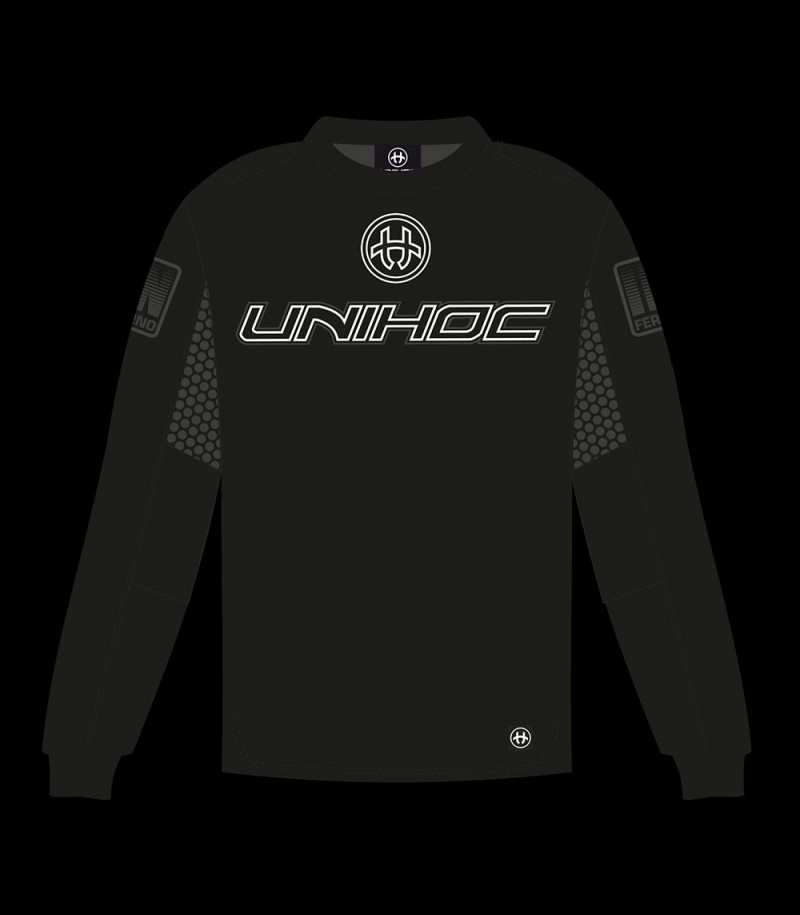 unihoc Goalie Sweater Inferno All Black