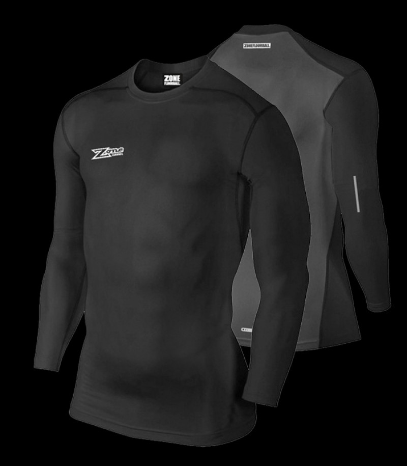 Zone Compression T-Shirt 2.0 Longsleeve Black/Grey
