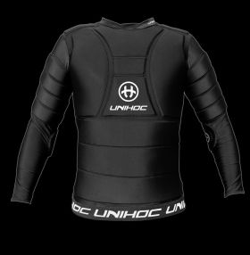 unihoc Goalie Protection Vest Flow Black