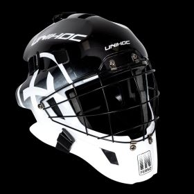 unihoc Goalie Mask Inferno 44 Black/White