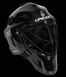 unihoc Goalie Mask ALPHA PRIME Evolab Black