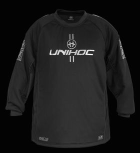 unihoc Goaliepullover ALPHA EVOLAB Black/Silver