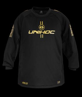unihoc Goalie Sweater ALPHA EVOLAB Black/Gold