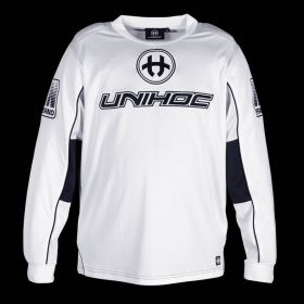 unihoc Goalie Sweater Inferno All White