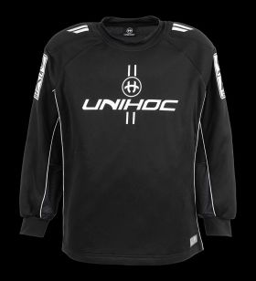 unihoc Goalie Sweater ALPHA black/silver