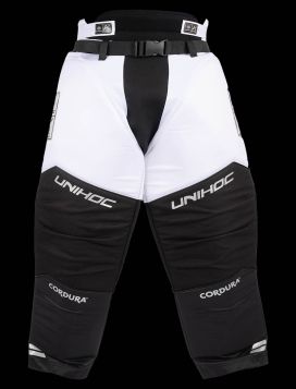 unihoc Goalie Pants ALPHA white/black