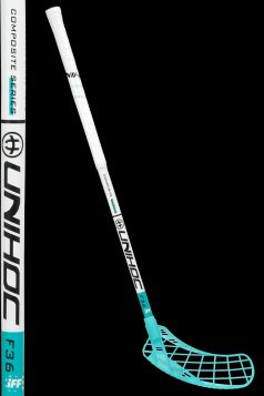unihoc EPIC Youngster 36 white/turquoise
