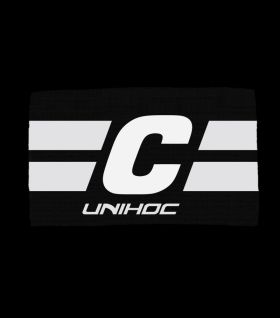 unihoc Kapitänsbinde Captain's Band LEADER black/white