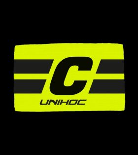 unihoc Kapitänsbinde Captain's Band LEADER yellow/black