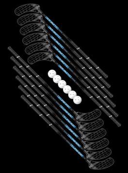unihoc Stick Set Unity Classic 29 incl. 6 Balls