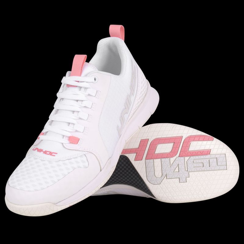 unihoc U4 Plus LowCut Lady Weiß/Pink